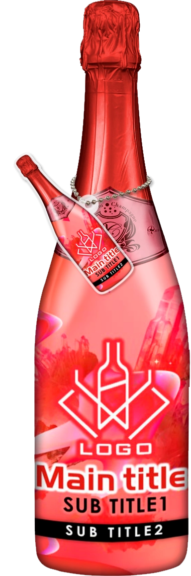 かわいいコンカフェオリシャンのオリシャン、オリジナルシャンパン D-82