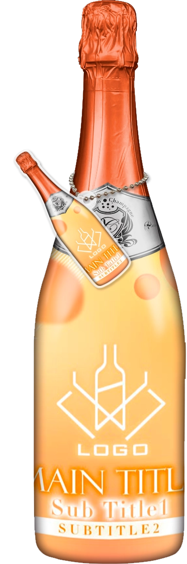 かわいいコンカフェオリシャンのオリシャン、オリジナルシャンパン D-83