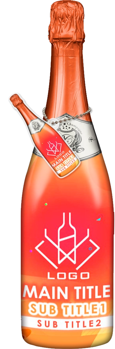 かわいいコンカフェオリシャンのオリシャン、オリジナルシャンパン D-85