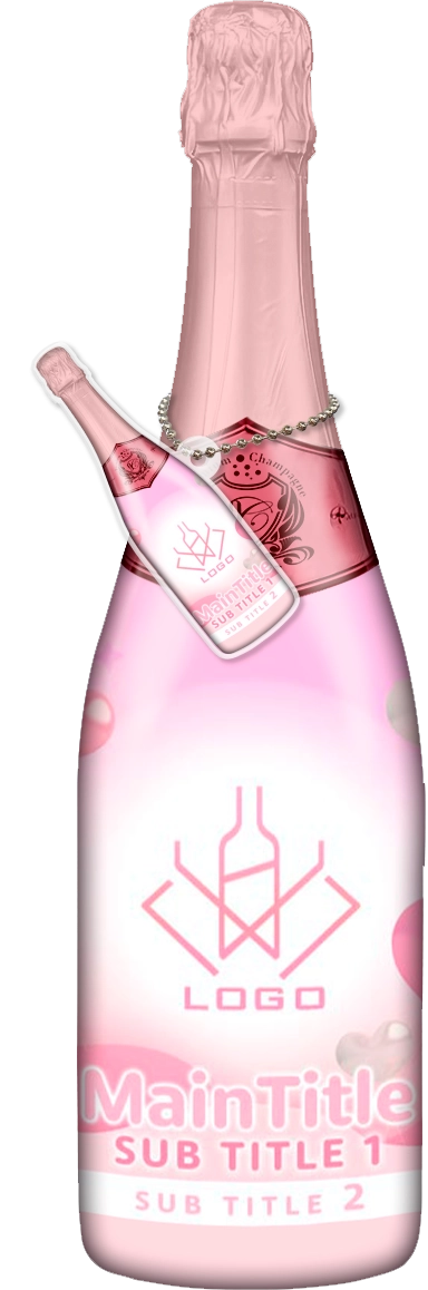 かわいいコンカフェオリシャンのオリシャン、オリジナルシャンパン D-88