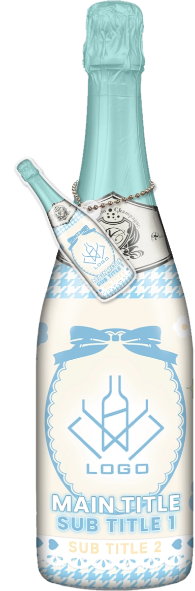 かわいいコンカフェオリシャンのオリシャン、オリジナルシャンパン D-92