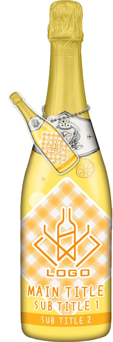 かわいいコンカフェオリシャンのオリシャン、オリジナルシャンパン D-94