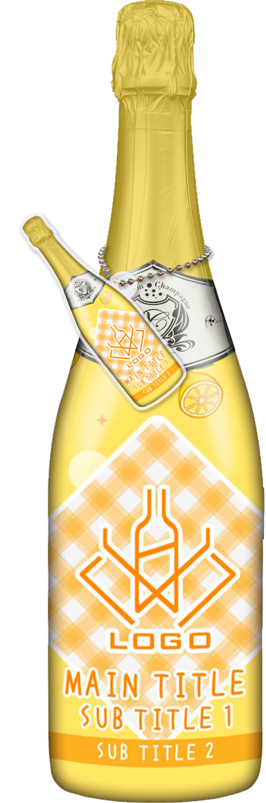 かわいいコンカフェオリシャンのオリシャン、オリジナルシャンパン D-94