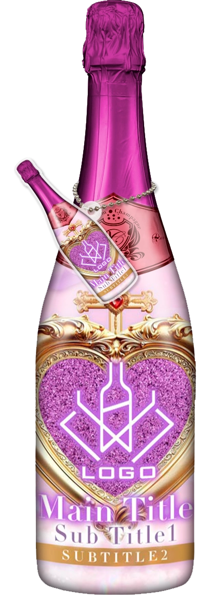 かわいいコンカフェオリシャンのオリシャン、オリジナルシャンパン D-97