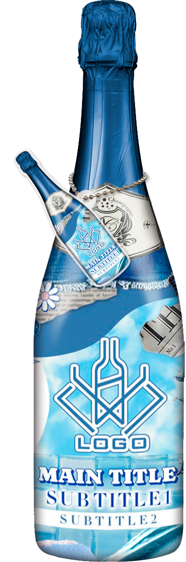 かわいいコンカフェオリシャンのオリシャン、オリジナルシャンパン D-98