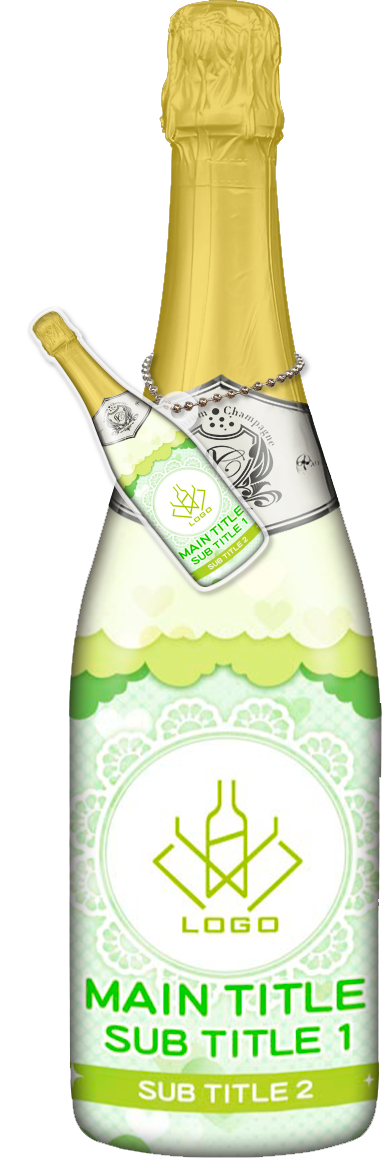 かわいいコンカフェオリシャンのオリシャン、オリジナルシャンパン D-102