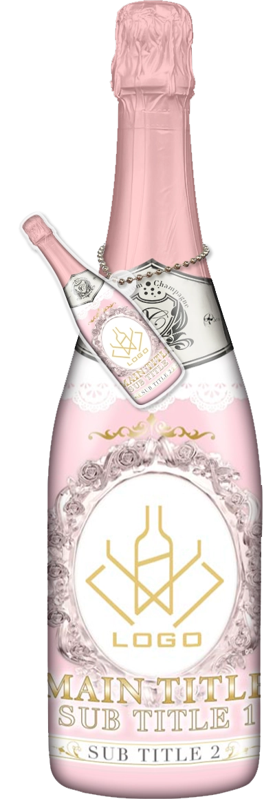 かわいいコンカフェオリシャンのオリシャン、オリジナルシャンパン D-104