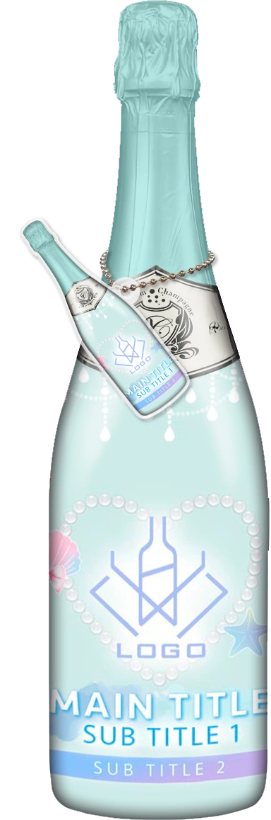 かわいいコンカフェオリシャンのオリシャン、オリジナルシャンパン D-106