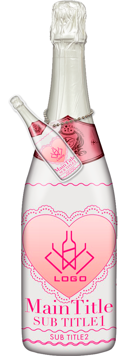 かわいいコンカフェオリシャンのオリシャン、オリジナルシャンパン D-107