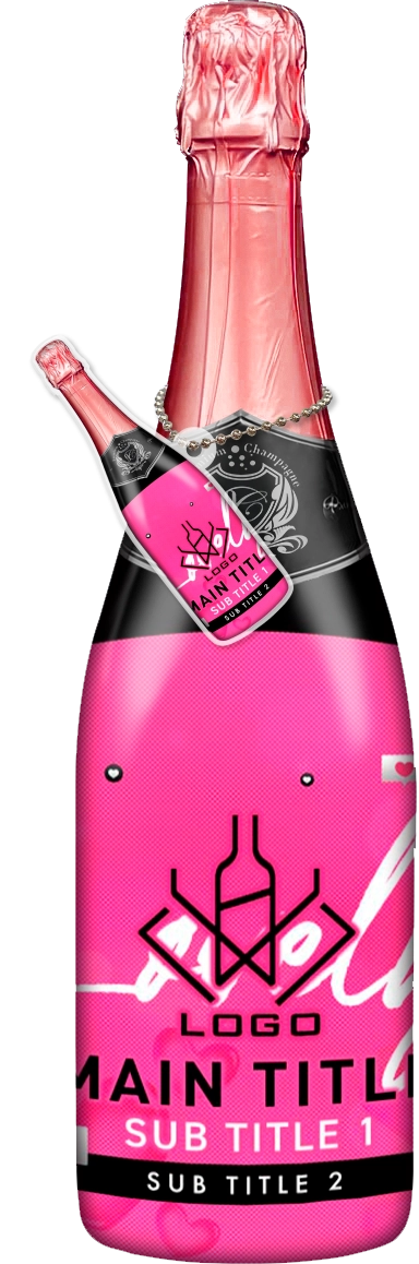 かわいいコンカフェオリシャンのオリシャン、オリジナルシャンパン D-109