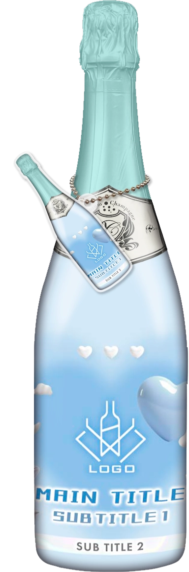 かわいいコンカフェオリシャンのオリシャン、オリジナルシャンパン D-110