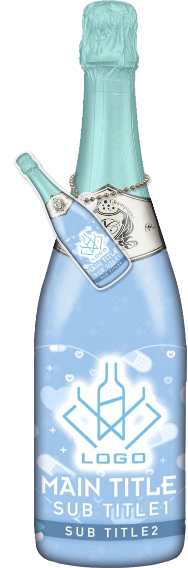 かわいいコンカフェオリシャンのオリシャン、オリジナルシャンパン D-113