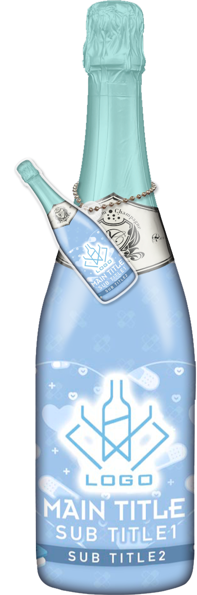 かわいいコンカフェオリシャンのオリシャン、オリジナルシャンパン D-113