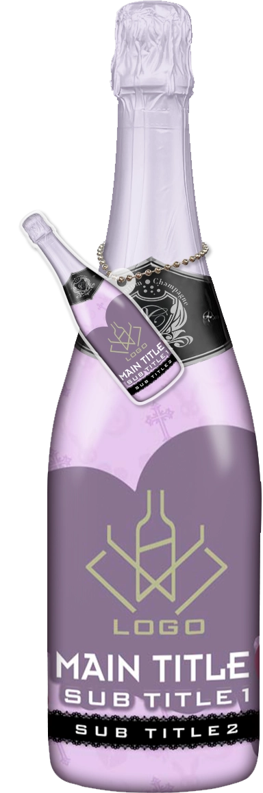 かわいいコンカフェオリシャンのオリシャン、オリジナルシャンパン D-114