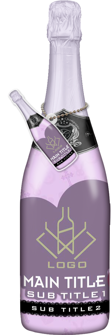 かわいいコンカフェオリシャンのオリシャン、オリジナルシャンパン D-114