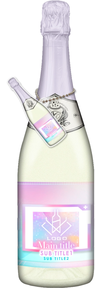 かわいいコンカフェオリシャンのオリシャン、オリジナルシャンパン SD-70